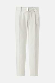 Cotton Trousers, White, hi-res
