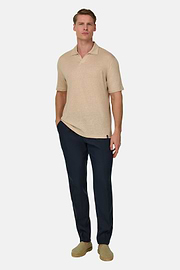 City Linen Trousers, Navy blue, thumb, 2