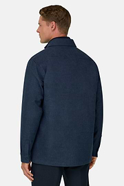 Overshirt in Double-Face Denim, Navy blue, thumb, 6