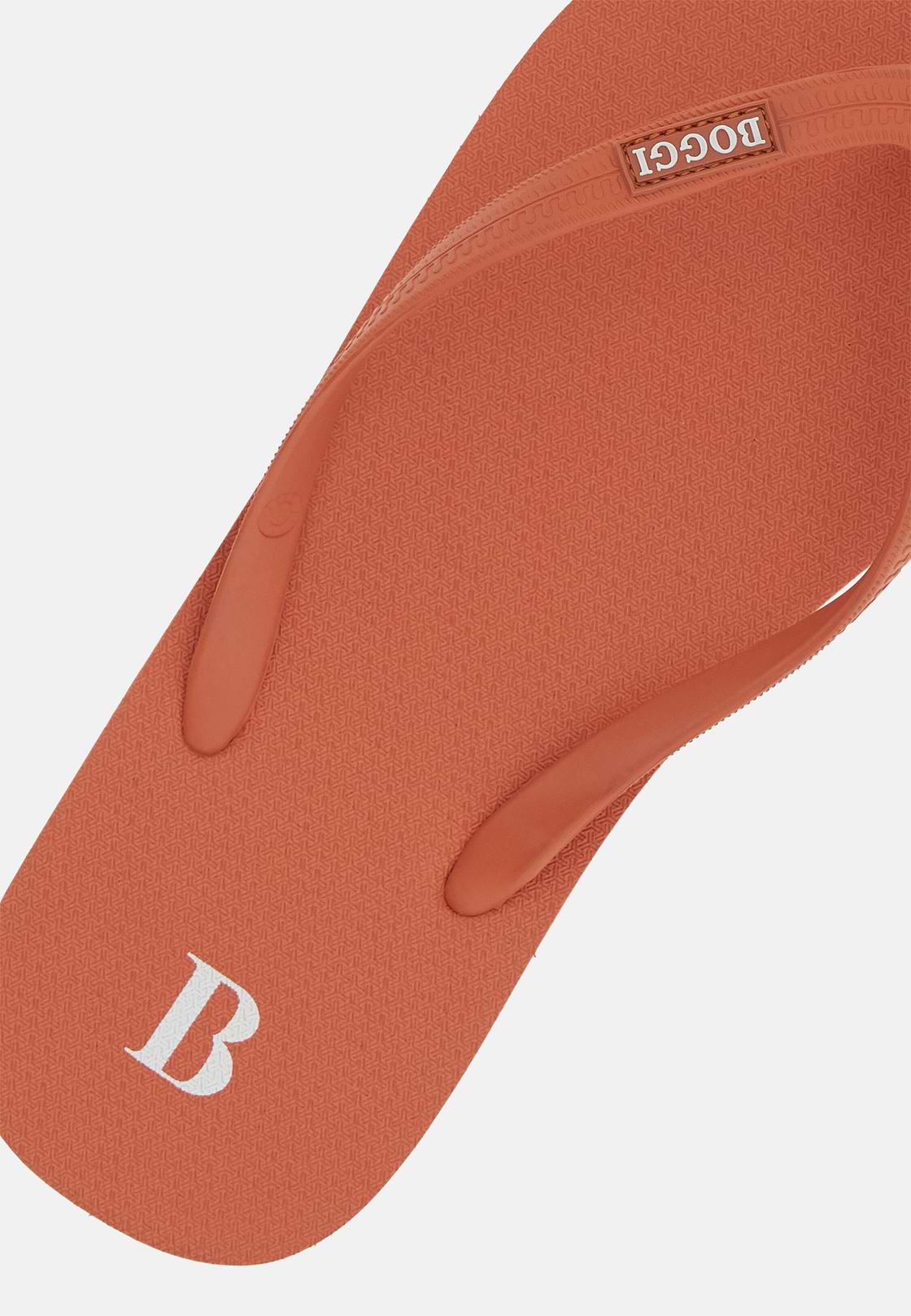 Rubber Flip-Flops, Orange, hi-res