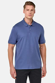 Jersey Polo Shirt, Indigo, hi-res