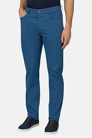 Cotton Tencel 5 Pockets, Air-blue, thumb, 1