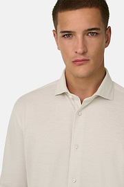 Polo Camicia In Pique, Sabbia, thumb, 4