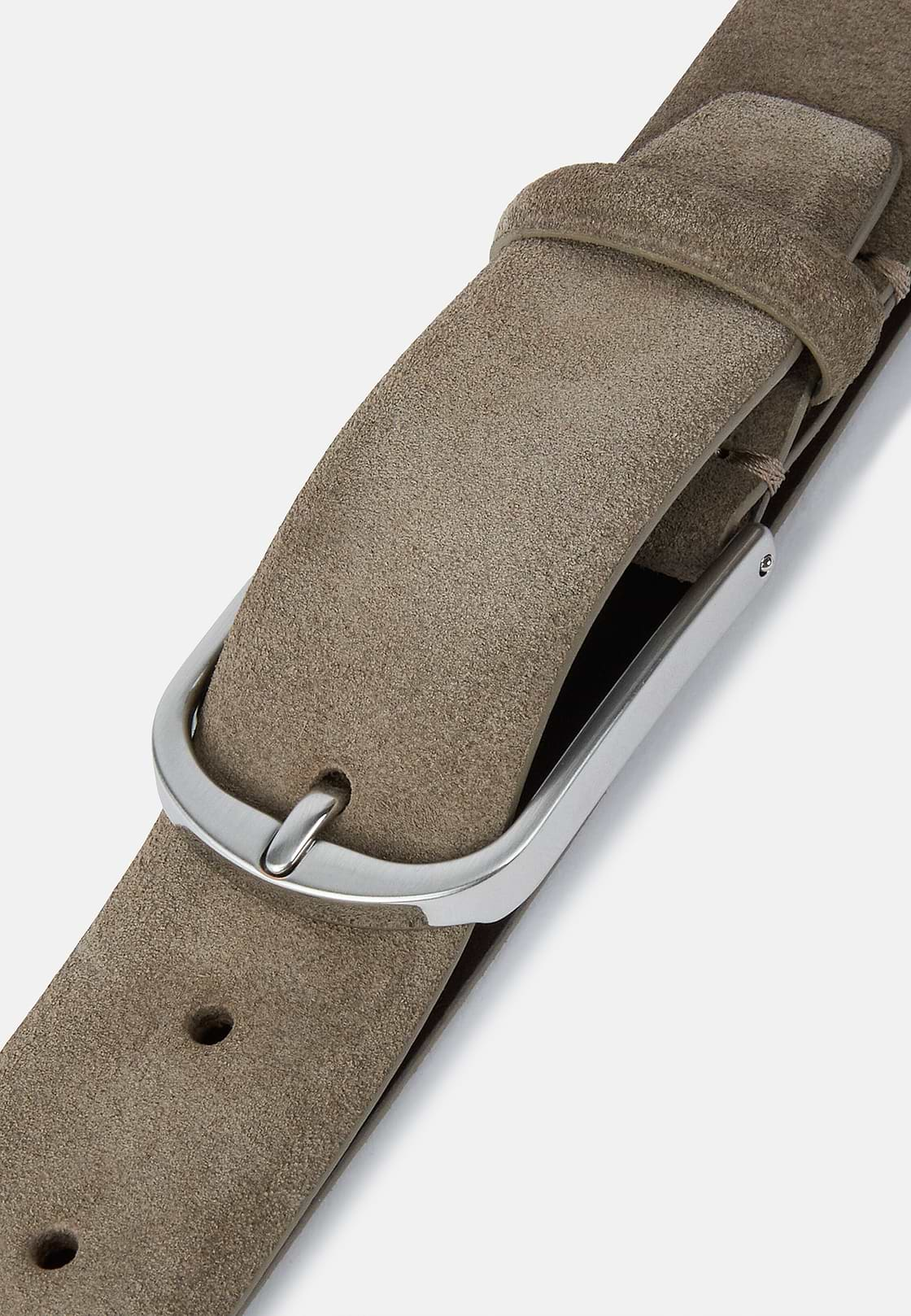 Ceinture En Daim., Taupe, hi-res