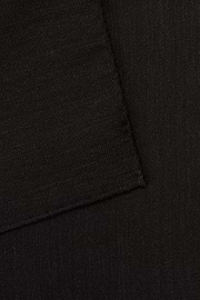 Wool Pocket Square, Black, hi-res