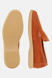 Mocassins Aria En Daim, Rojo, hi-res