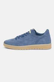 Suede Trainers, Indigo, hi-res