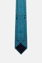 Floral Silk Tie, Light Blue, hi-res