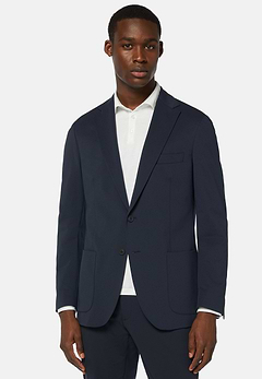 Navy Nylon Stretch B Tech Suit