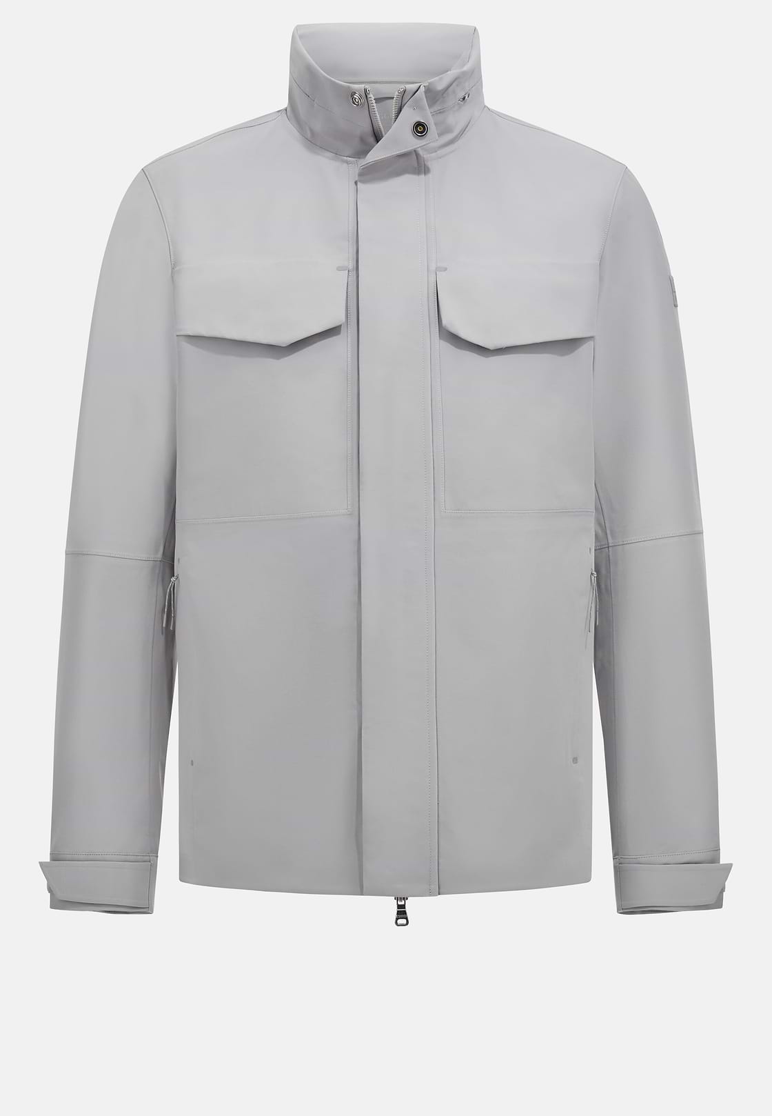 B Tech Field Jacket in Technical Fabric, Ice, hi-res