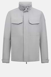 B Tech Field Jacket in Technical Fabric, Ice, hi-res