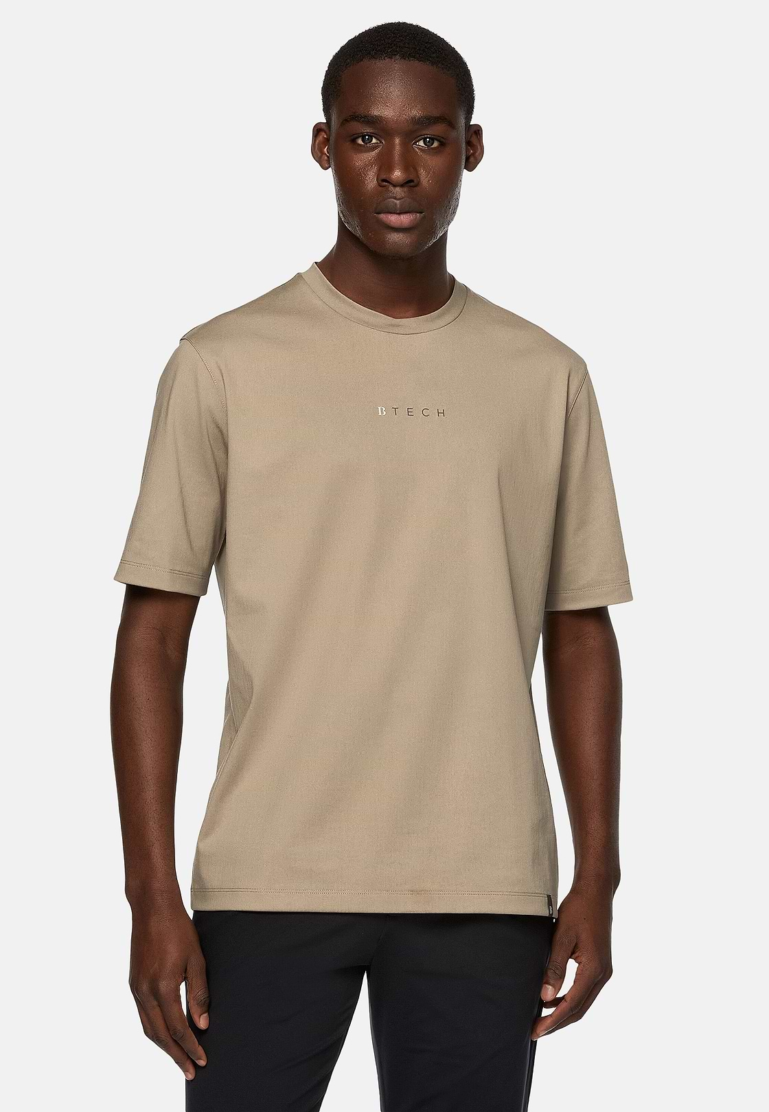 T-shirt En Jersey Performant, Beige, hi-res