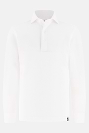 Camisa Polo de Malha Japonesa, White, thumb, 5