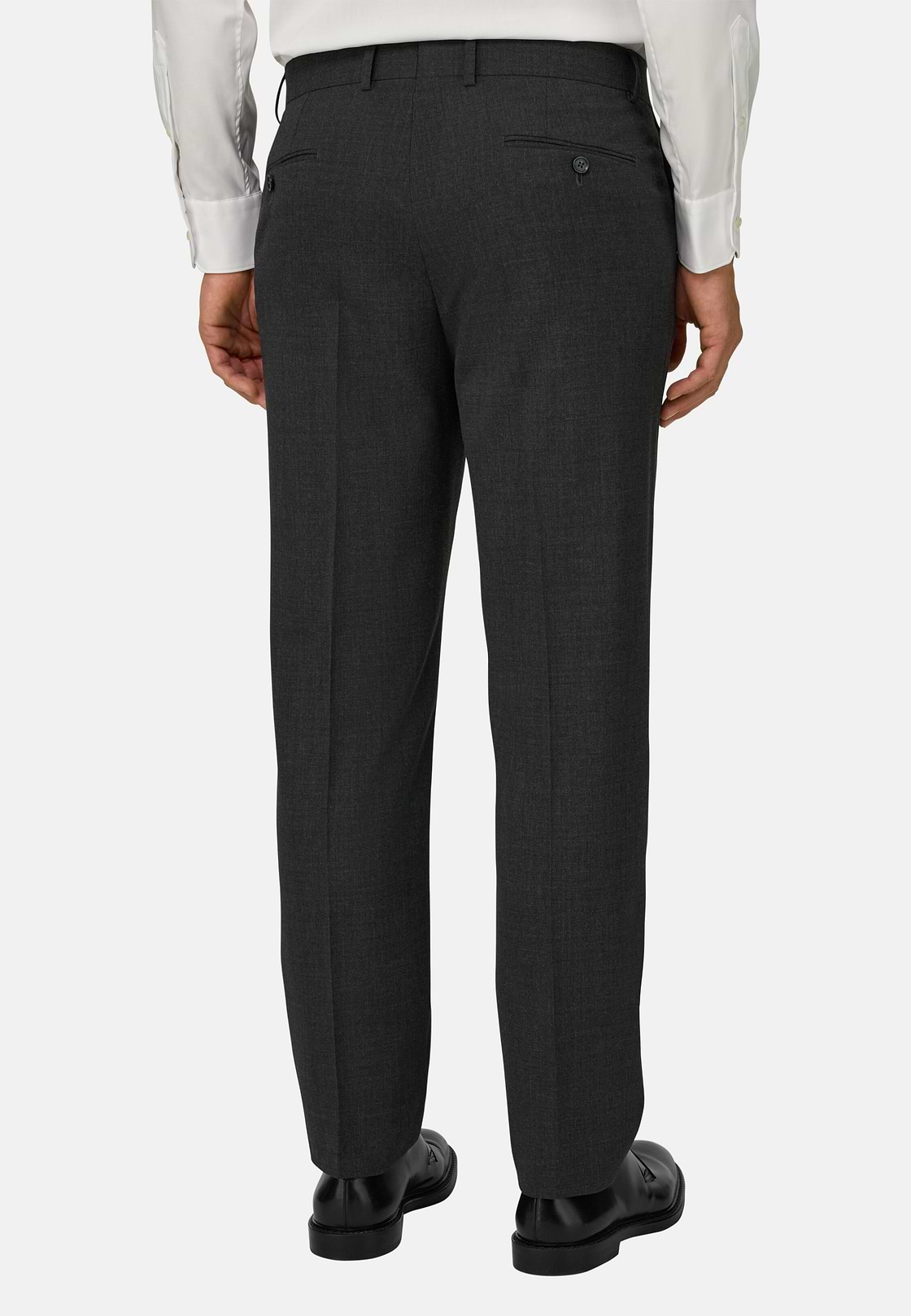Pants in Pure Wool Travel, Grey, hi-res, 5