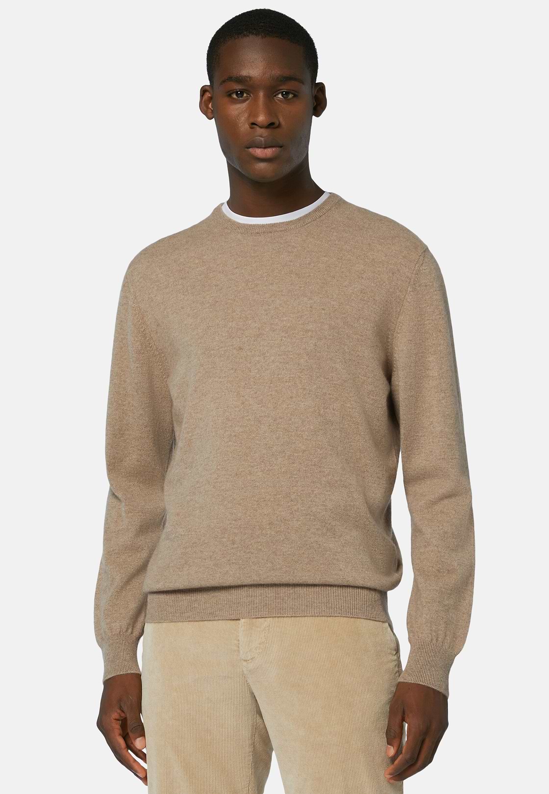Beige crew neck jumper hotsell