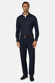 Jeans in Technical Fabric B Tech, Navy blue, thumb, 2