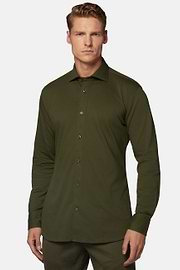 Pique Polo Shirt Regular Fit, Green, hi-res