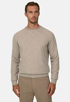 Crew Neck Jumper in Yak Wool