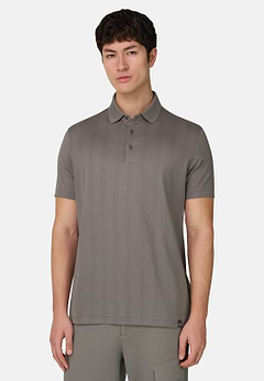 Jersey-Poloshirt mit S-Cafè®-Garn