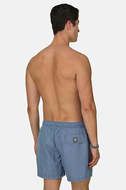 Badehose Mit Geometrischem Print, Hellgrün, thumb, 3