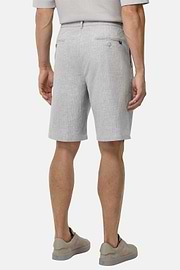 Bermuda In Seersucker Di Cotone, Light grey, hi-res