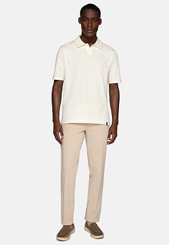 Polo En Mélange De Jersey Et Coton Bio