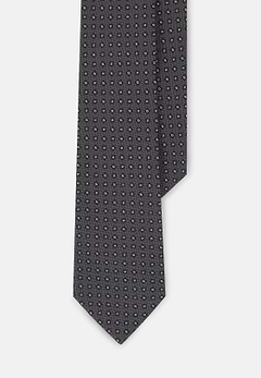 Tie Jacquard Micro Patterned Silk