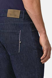 若者の大愛商品 Men's Dark Blue Selvedge Cotton Denim Jeans | Boggi Milano クラブ