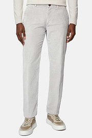 Pantalon En velours Extensible, Gris, hi-res
