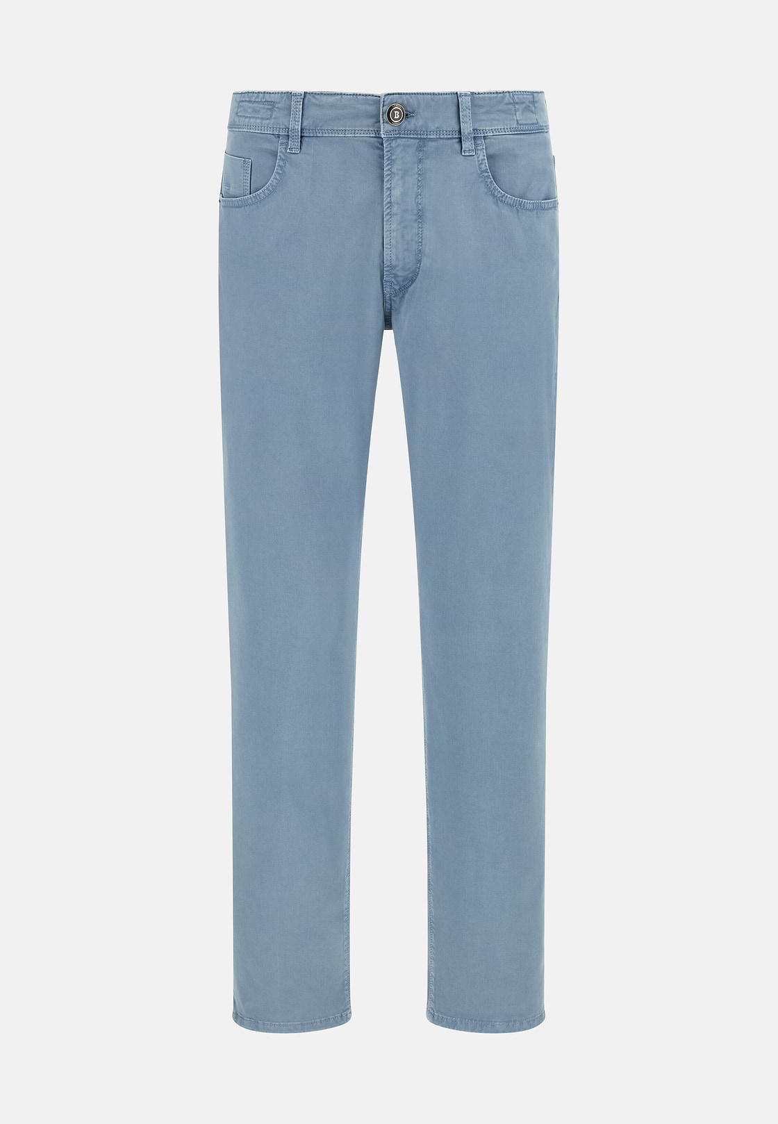 Stretch Cotton Jeans, Indigo, hi-res