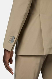 Veste Beige En Nylon B Tech, Beige, hi-res