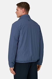 Technical Fabric Bomber Jacket, Light Blue, thumb, 3