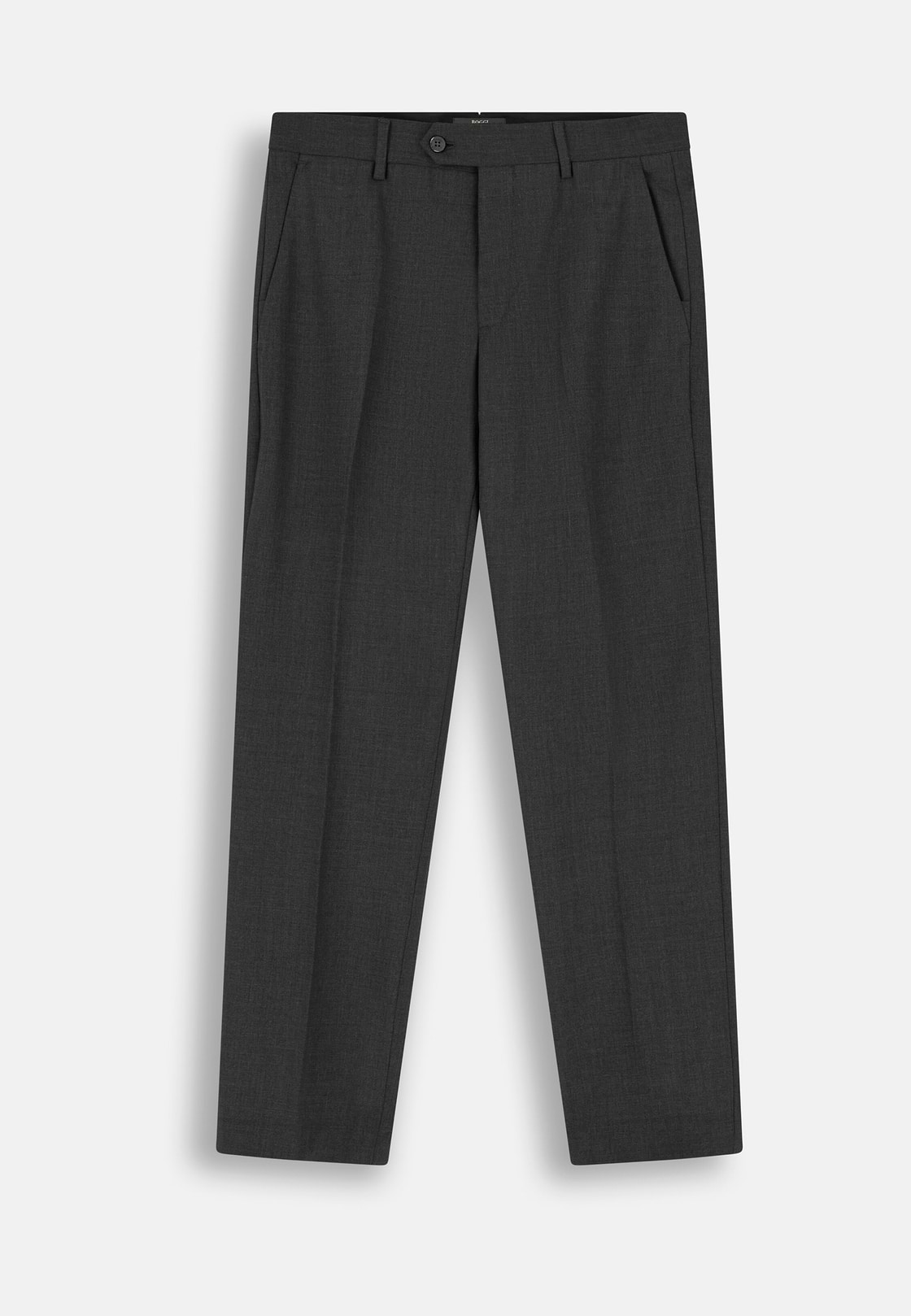 Washable Wool Stretch Trousers, Charcoal, hi-res, 6