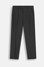 Washable Wool Stretch Trousers, Charcoal, thumb, 6