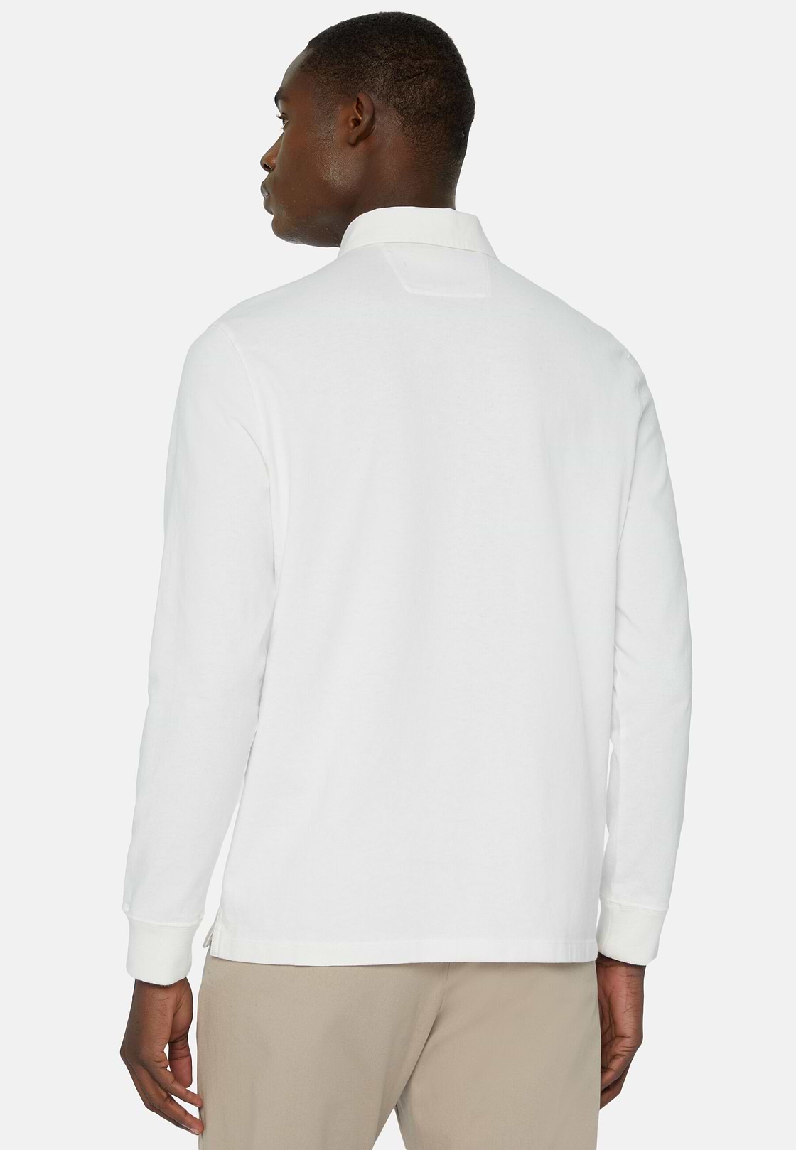 Cotton Polo Shirt, Sand, hi-res