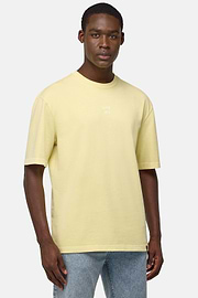 T-Shirt En Jersey De Coton, Jaune, hi-res