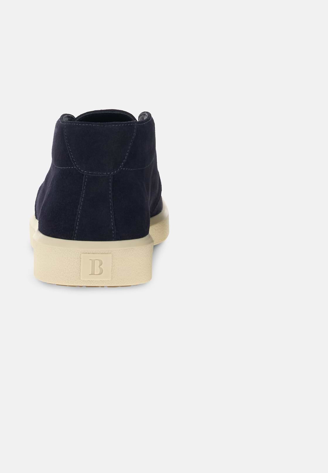 CIRRUS Suede Ankle Boots, Navy blue, hi-res, 5