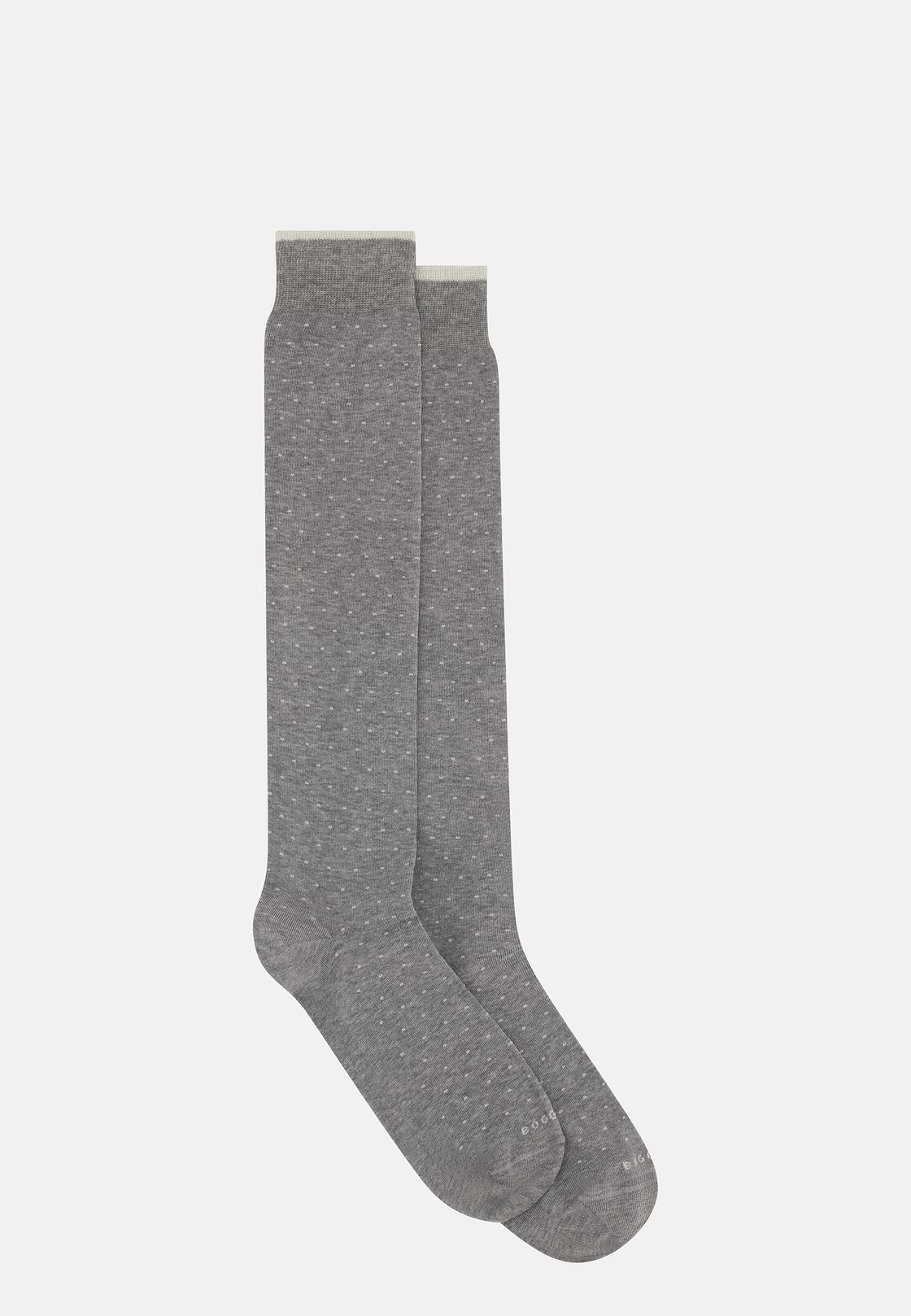 Socken mit Mikropunktemuster, Grau, hi-res, 2