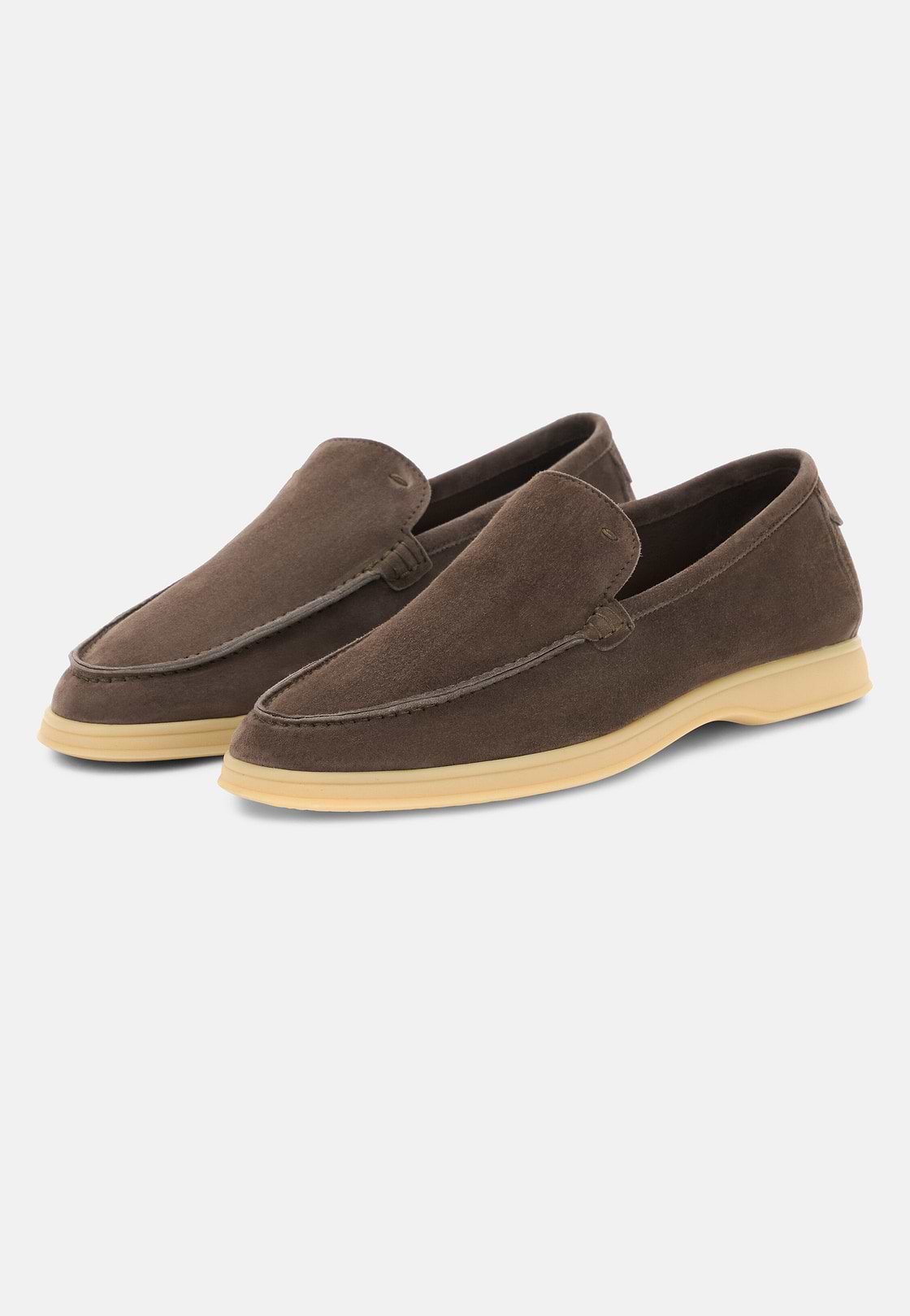 Mocassins Aria En Daim, Marron foncé, hi-res, 3