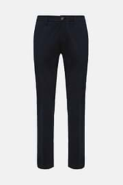 Stretch Cotton Trousers, Navy blue, hi-res