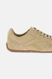 Trainers Suede and Nappa Leather, Beige, thumb, 3