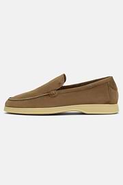 Mocassins Aria En Daim, Taupe, hi-res