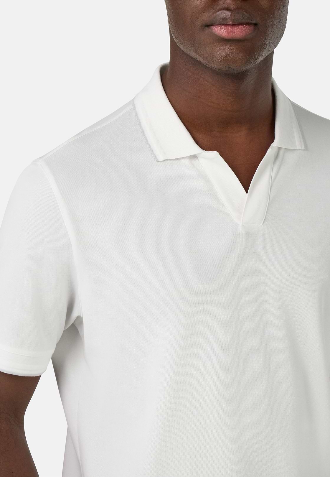 Polo En Piqué Performant S.Cafè®, Blanc, hi-res