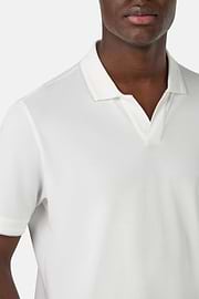 Polo En Piqué Performant S.Cafè®, Blanc, hi-res