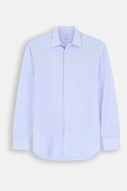 Polohemd Kariert aus Japanischem Jersey Regular Fit, Hellblau, thumb, 7
