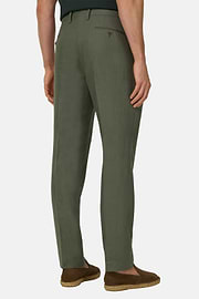 Linen Pants, Green, thumb, 4