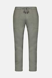 Pantalon En Coton, Vert, hi-res