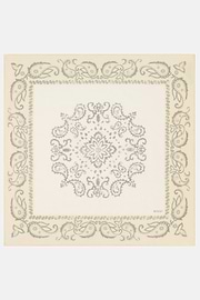 Bandana mit Paisley-Muster aus Baumwolle, Creme, thumb, 1
