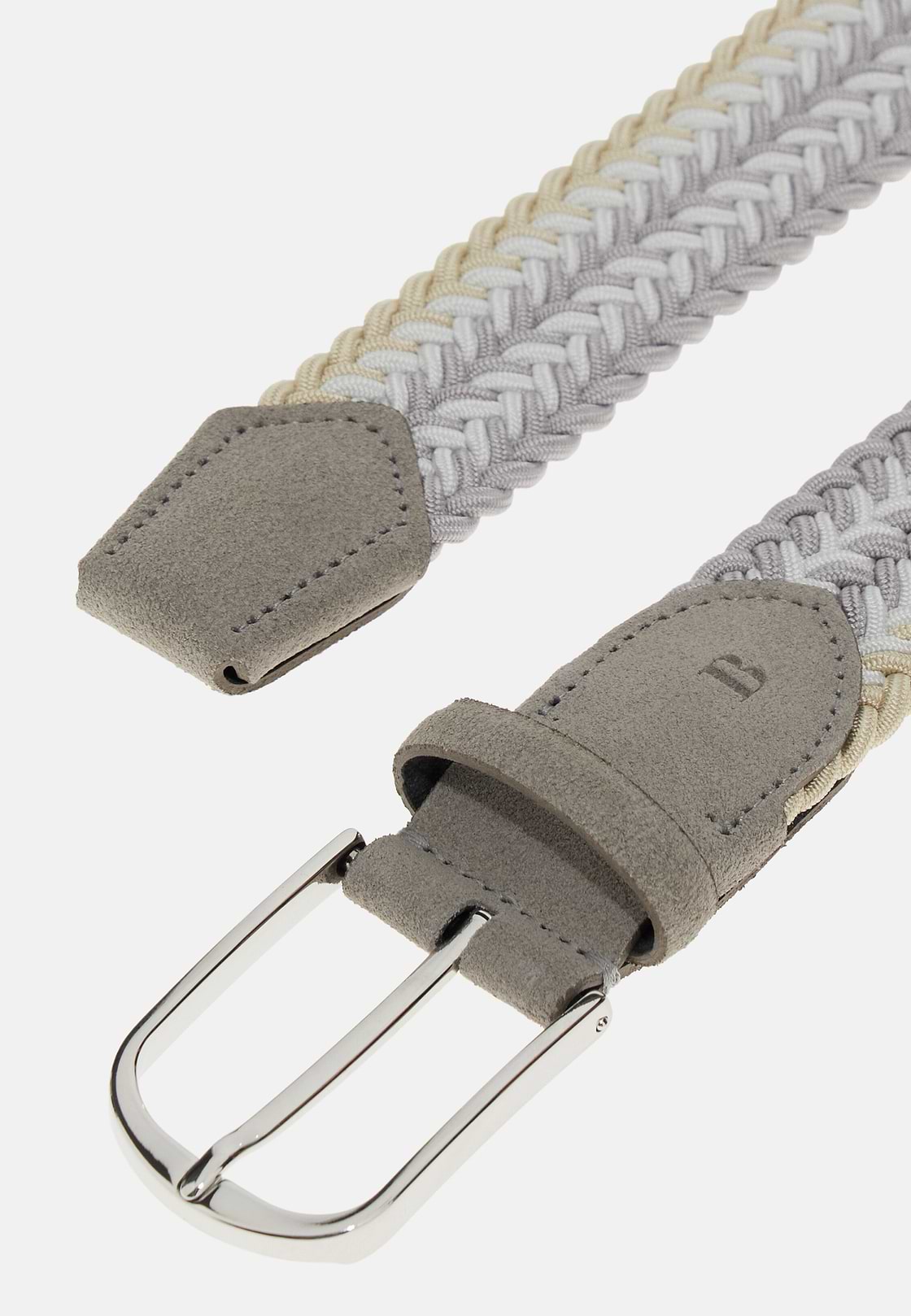 Ceinture tressée Extensible, Light grey, hi-res