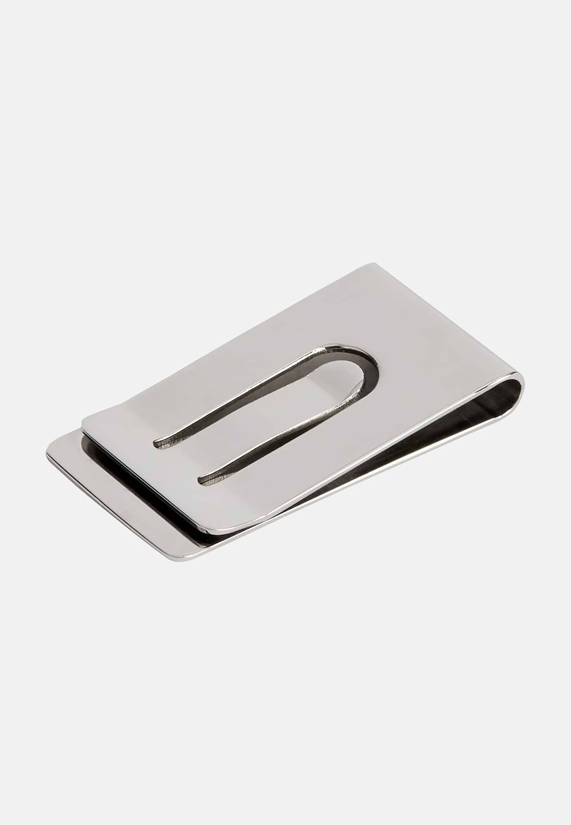 Logo money clip, Silver, hi-res